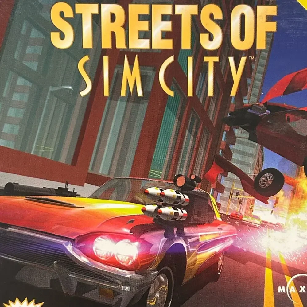 Vintage Sims Games- late 90s - Streets of Sim City Pc Games - Rated E